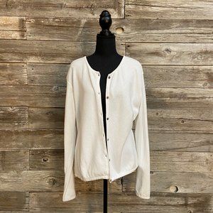 Willi Smith White Cardigan